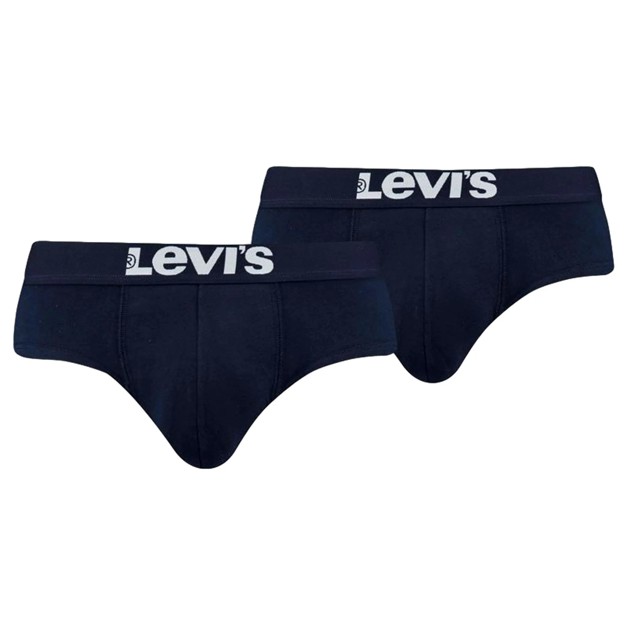 Levi's 2 Pack Solid Basic Brief - Navy