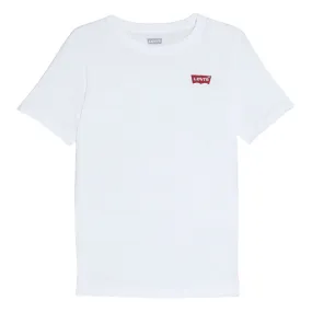 Levi's Kids T-shirt manica corta da ragazzo Batwing Chest Hit 9EA100-001 bianco