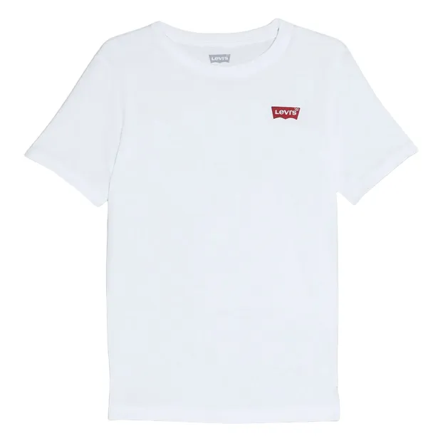 Levi's Kids T-shirt manica corta da ragazzo Batwing Chest Hit 9EA100-001 bianco