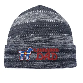 Limited Edition - Labrador Dad Fleece Beanie - Navy