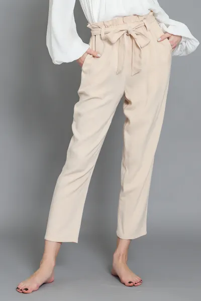 Linen Belted Pants