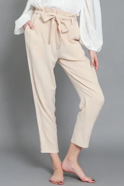 Linen Belted Pants