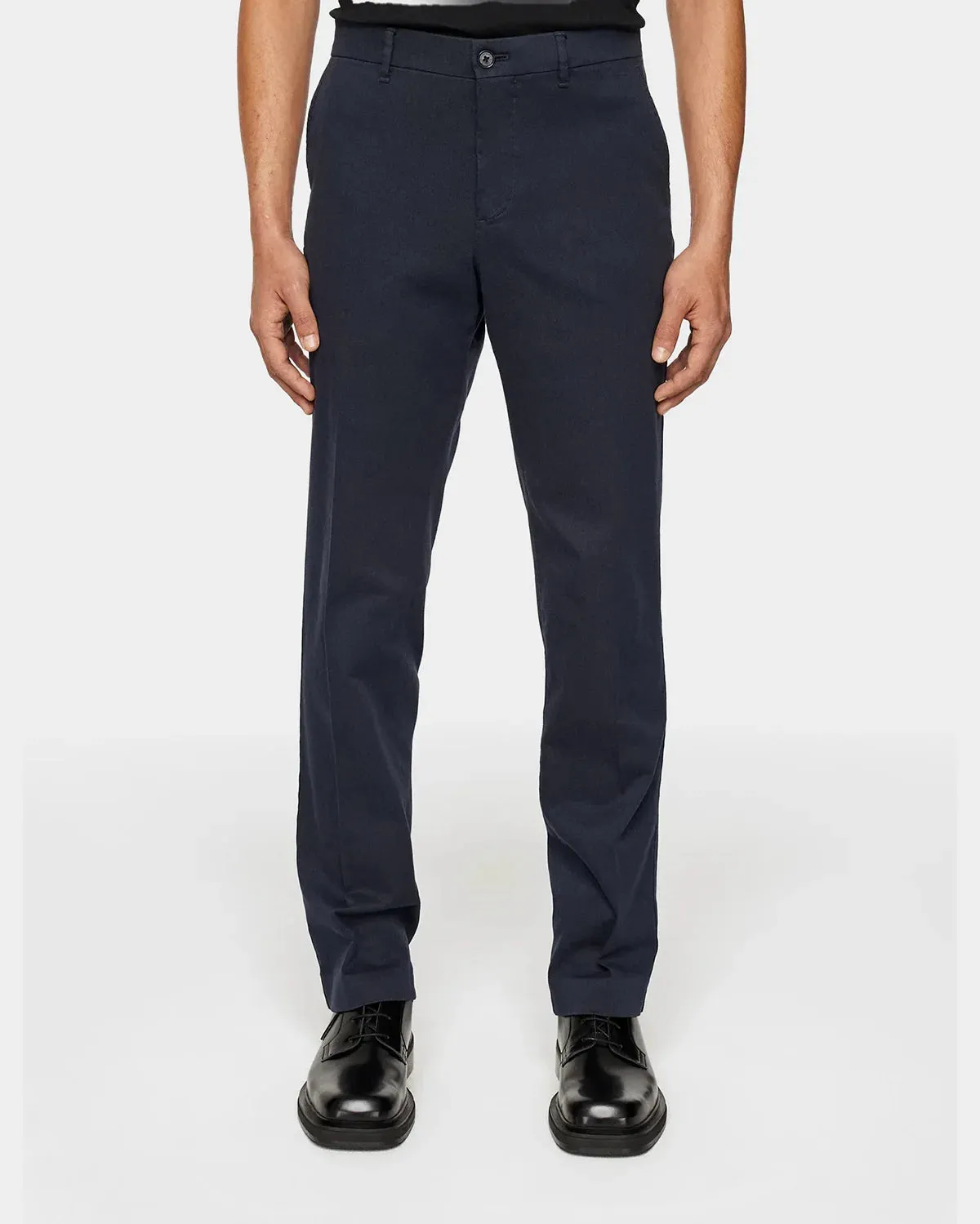 Lois C Flannel Twill Pants - JL Navy