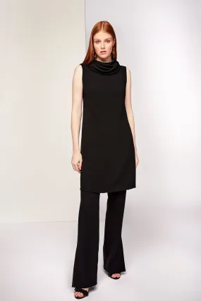 Long Loose Blouse with Flared Pants