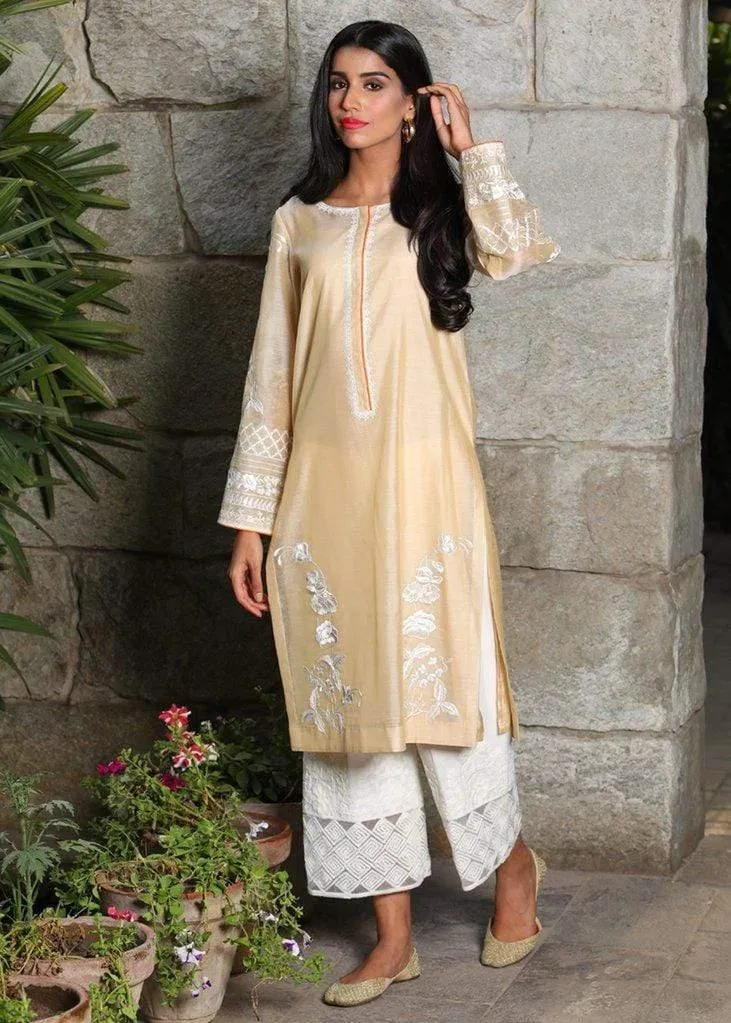 Maheen Trends - Carnelian Dream - Beige - 3 Piece - Organza Lawn
