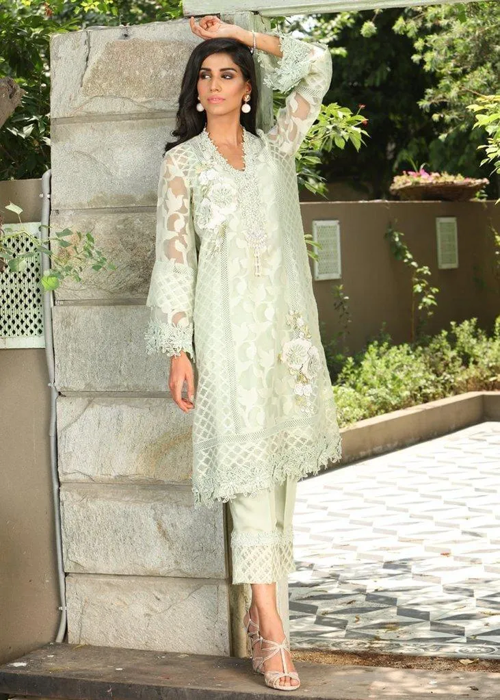 Maheen Trends - Elysian - Mint Green - 2 Piece - Organza