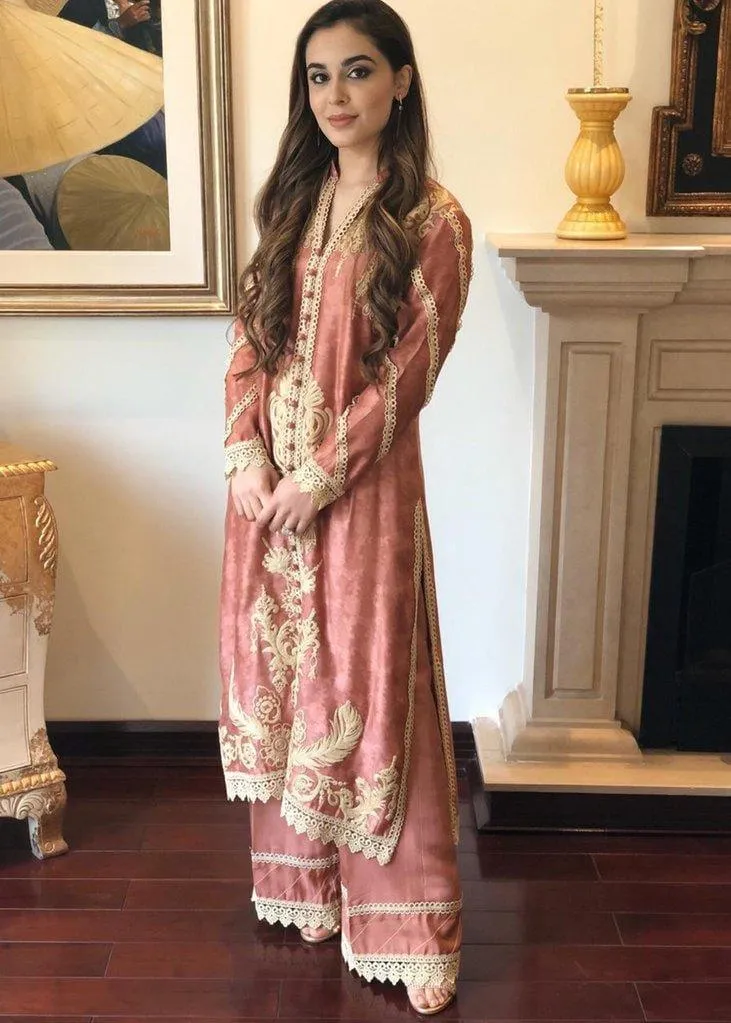 Maheen Trends - Prime Peach - 2 Piece - Cotton Net