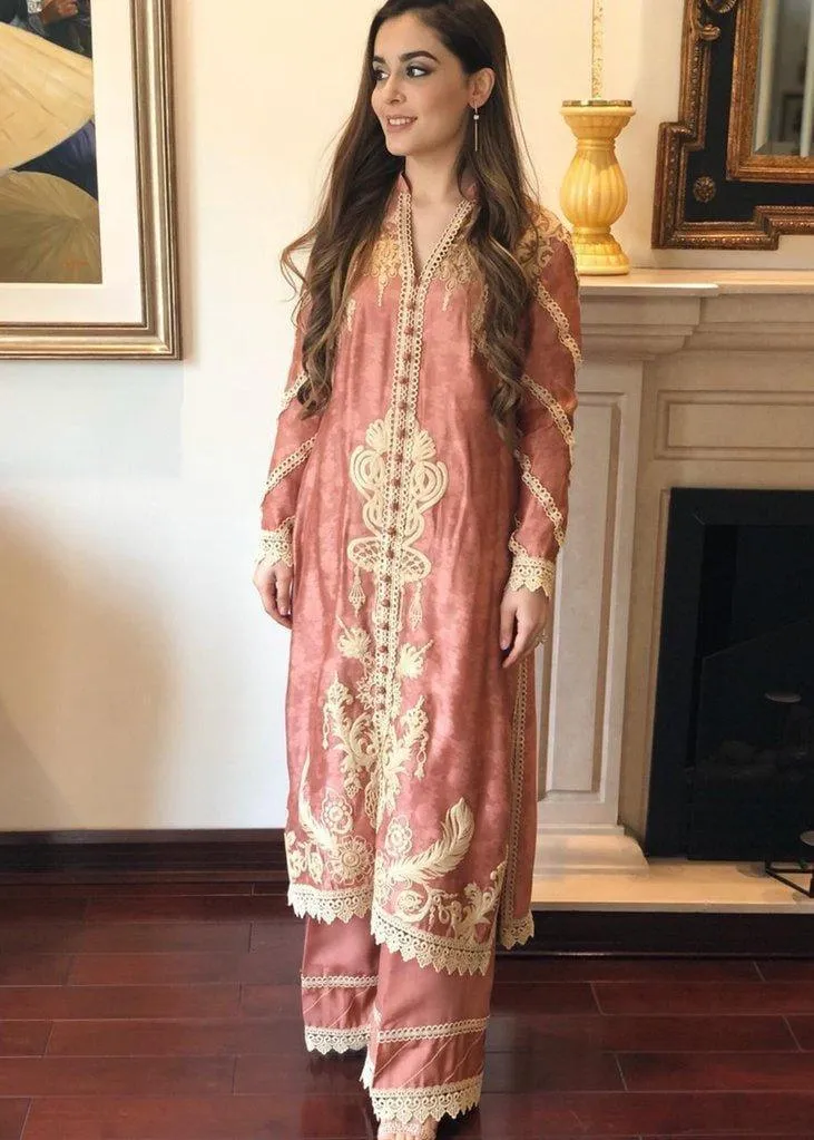 Maheen Trends - Prime Peach - 2 Piece - Cotton Net
