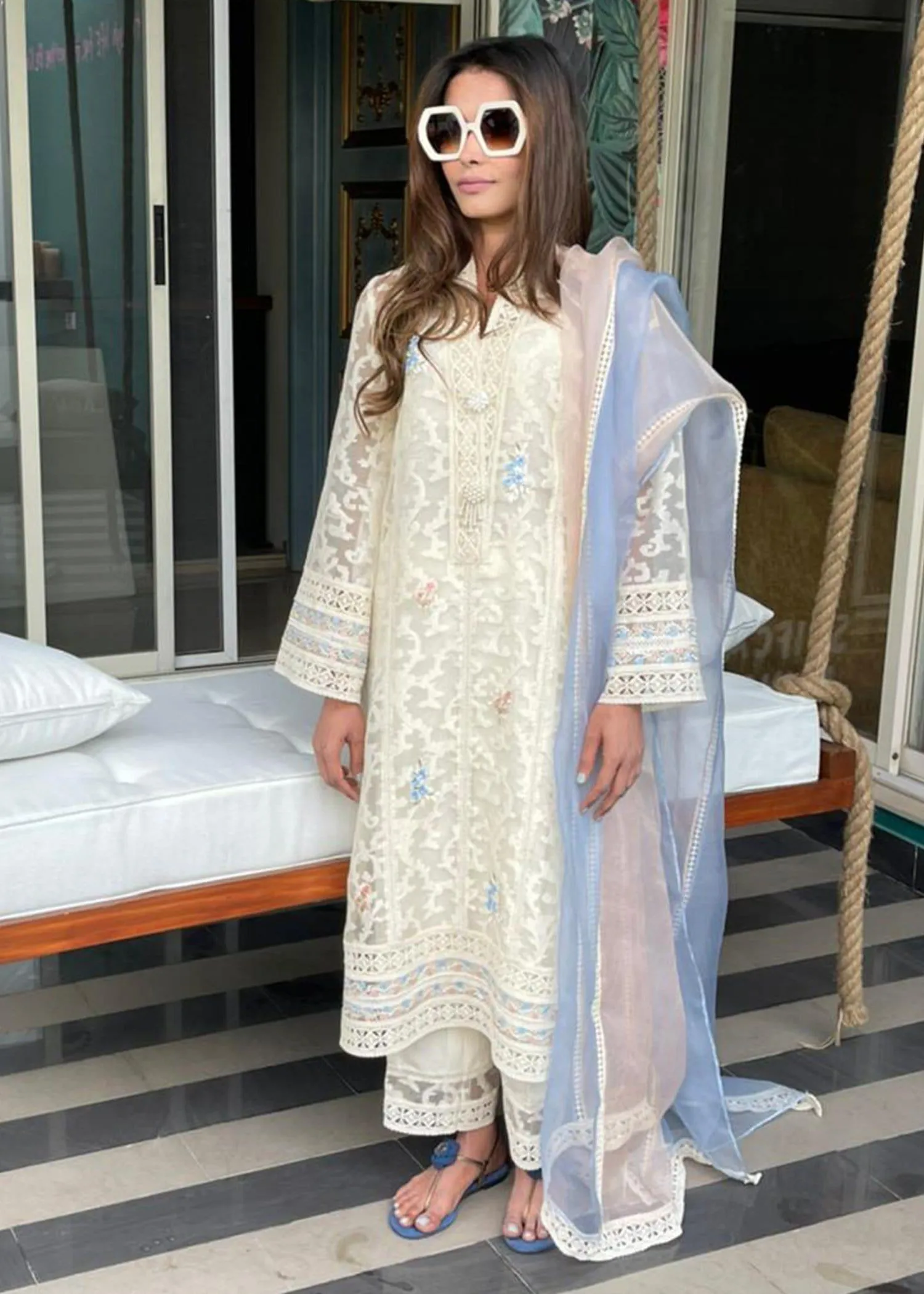 Maheen Trends - Sun shine - 3 Piece - Organza