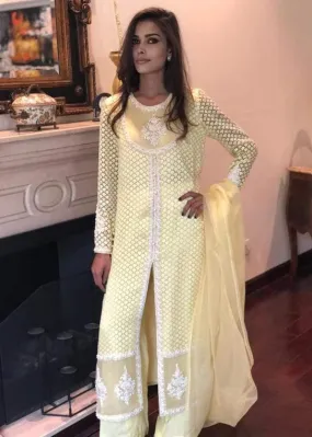 Maheen Trends - Sunny Bloom - 3 Piece - Organza