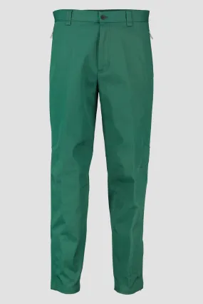 Men's Lanvin Green Zip Pocket Chino Trousers