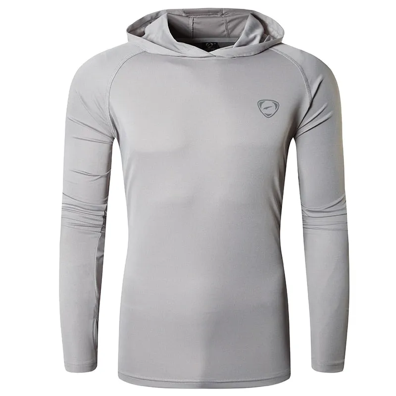 Men's UPF 50  UV Sun Protection Outdoor Long Sleeve Tee Shirt