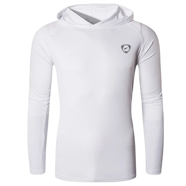 Men's UPF 50  UV Sun Protection Outdoor Long Sleeve Tee Shirt