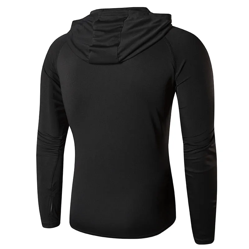 Men's UPF 50  UV Sun Protection Outdoor Long Sleeve Tee Shirt
