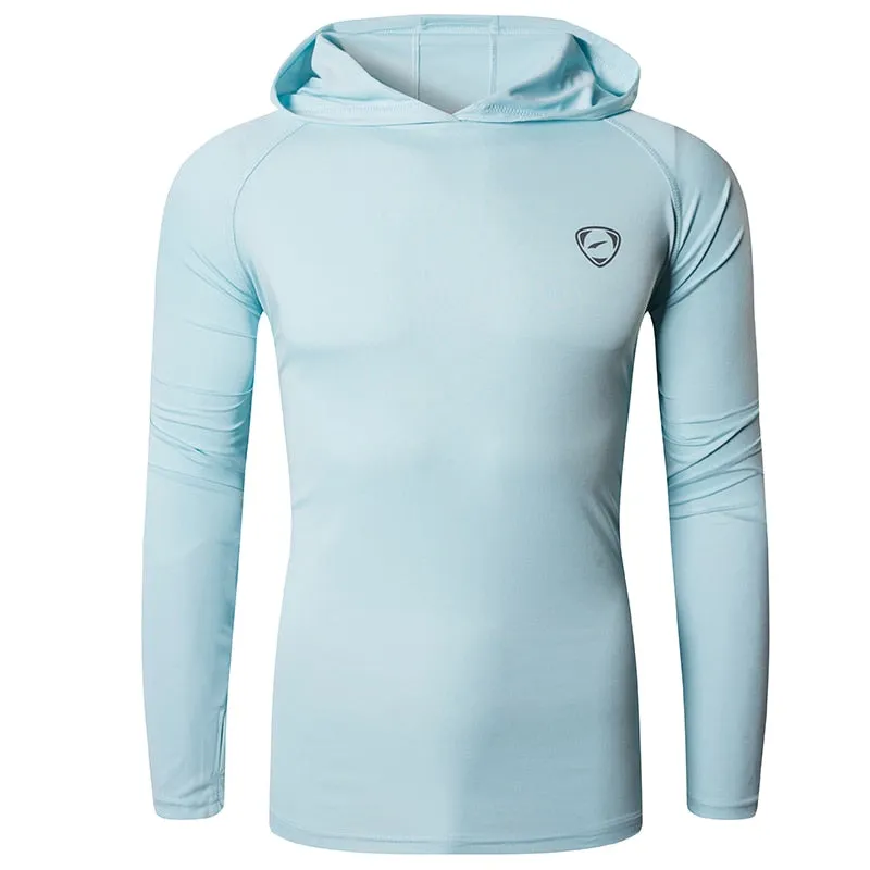 Men's UPF 50  UV Sun Protection Outdoor Long Sleeve Tee Shirt