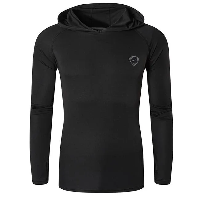 Men's UPF 50  UV Sun Protection Outdoor Long Sleeve Tee Shirt