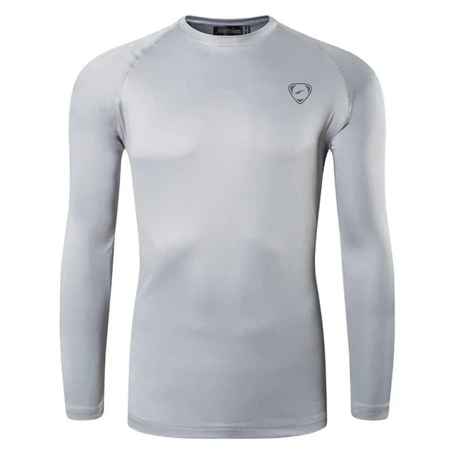 Men's UPF 50  UV Sun Protection Outdoor Long Sleeve Tee Shirt