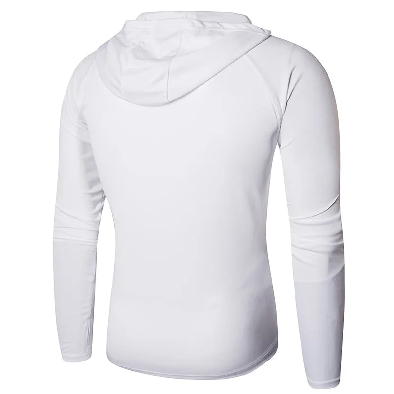 Men's UPF 50  UV Sun Protection Outdoor Long Sleeve Tee Shirt