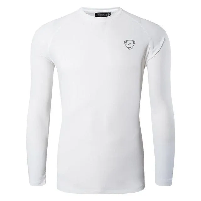 Men's UPF 50  UV Sun Protection Outdoor Long Sleeve Tee Shirt
