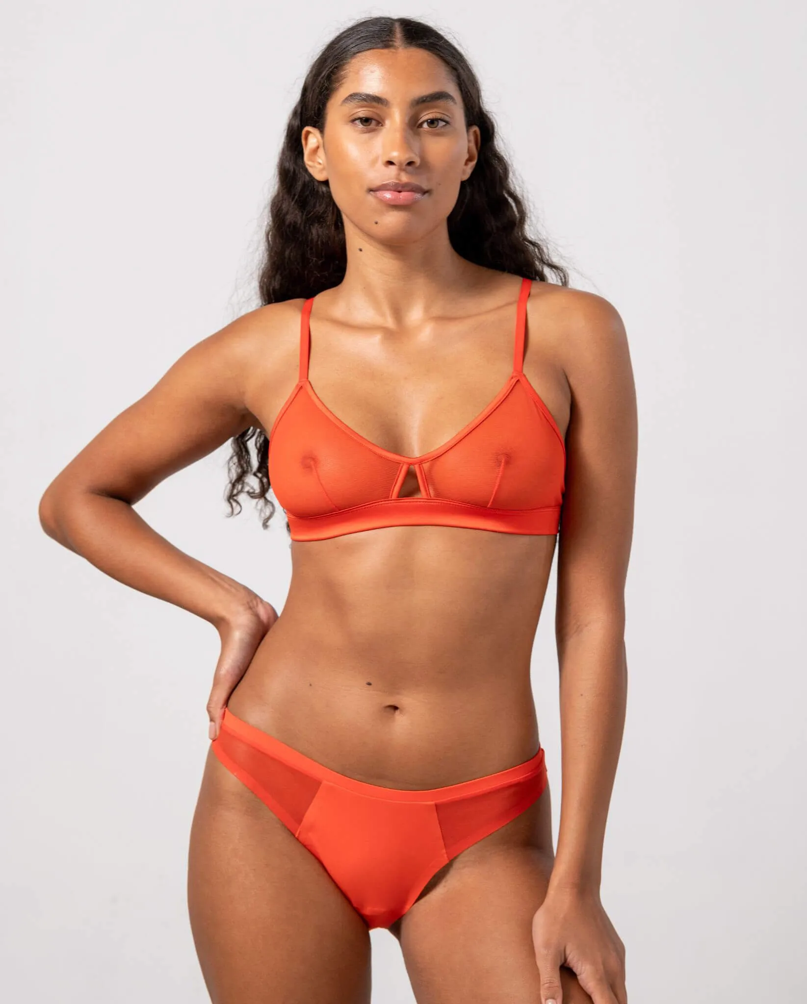 Micro Period Bikini Briefs Fiery Red