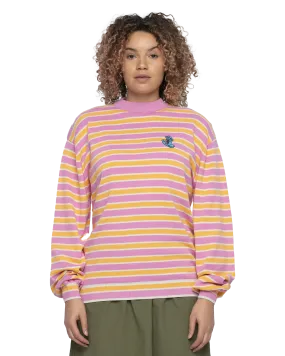 Mini Hand Jumper in Pink & Orange Stripe