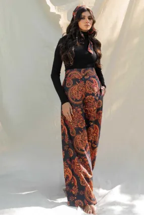 Minutiae - Spice - Pure Cotton Slub - Black - 1 Piece