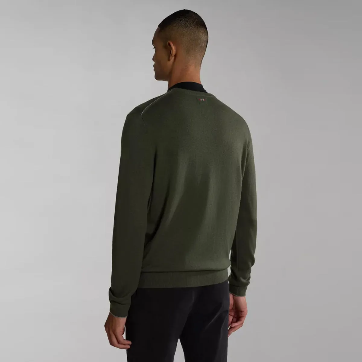 Napapijri - Damavand Green Depths Crew Neck Jumper - NP0A4GJU - GREEN/DEPTHS