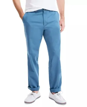 Nautica Men's Classic Fit Deck Pants Chinos 32 x 34 Blue Flat Front