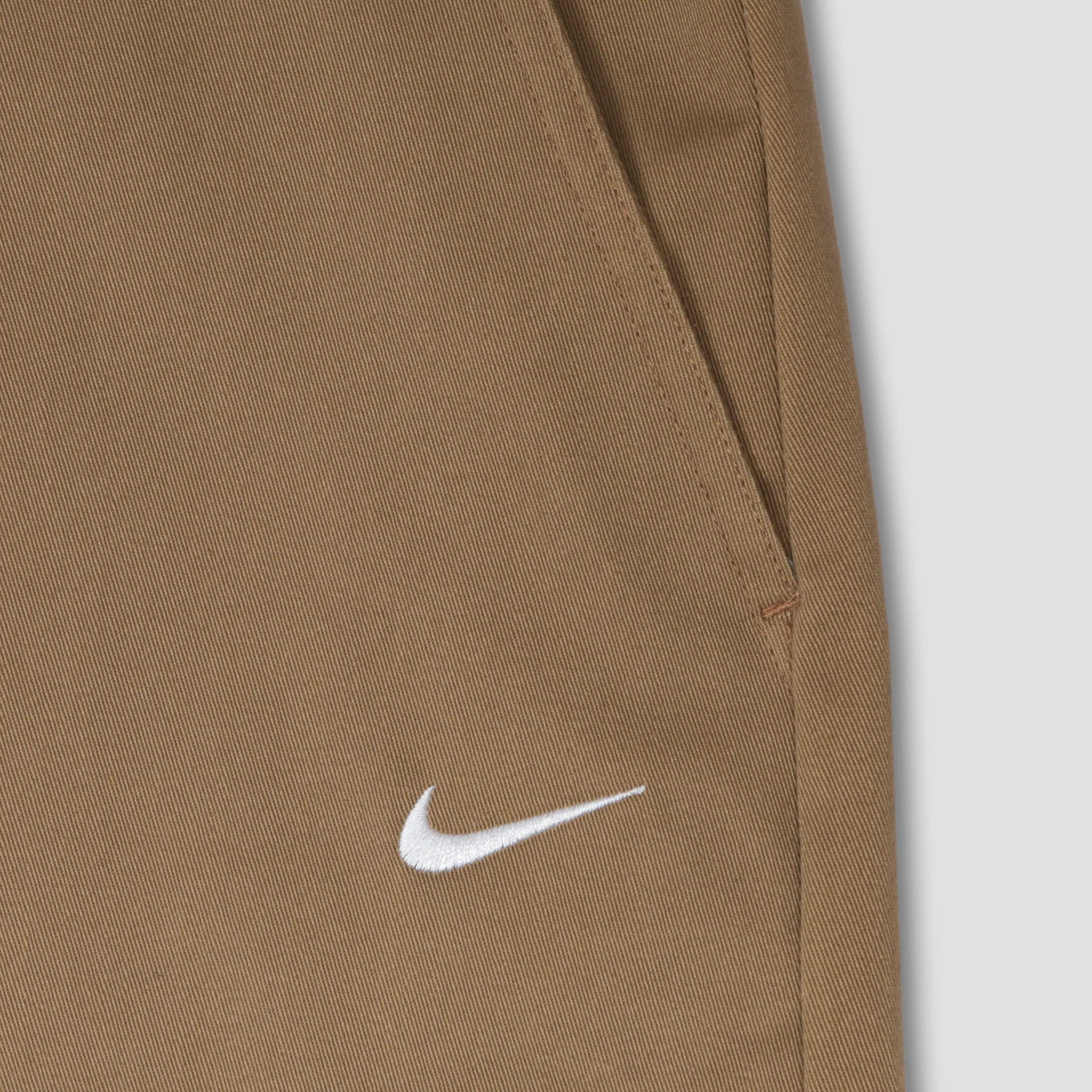 Nike Unlined Cotton Chino Pants DK Driftwood / White