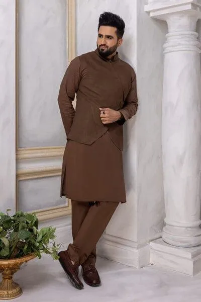 Nilofer Shahid - The Debonair - pure Irish linen - 3 Piece