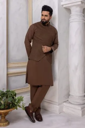 Nilofer Shahid - The Debonair - pure Irish linen - 3 Piece