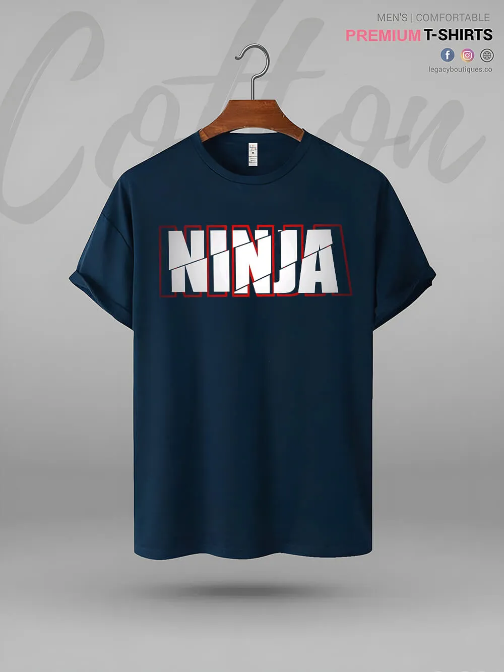 Ninja Print Mens Tshirt In Lowest Price In Dhaka