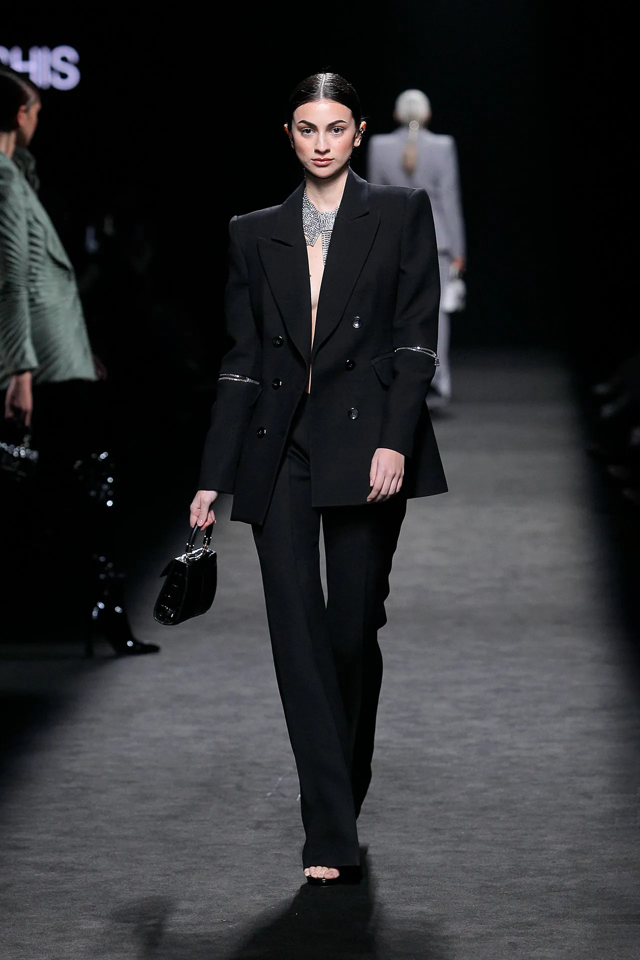 Oversized Blazer and Flared Pants