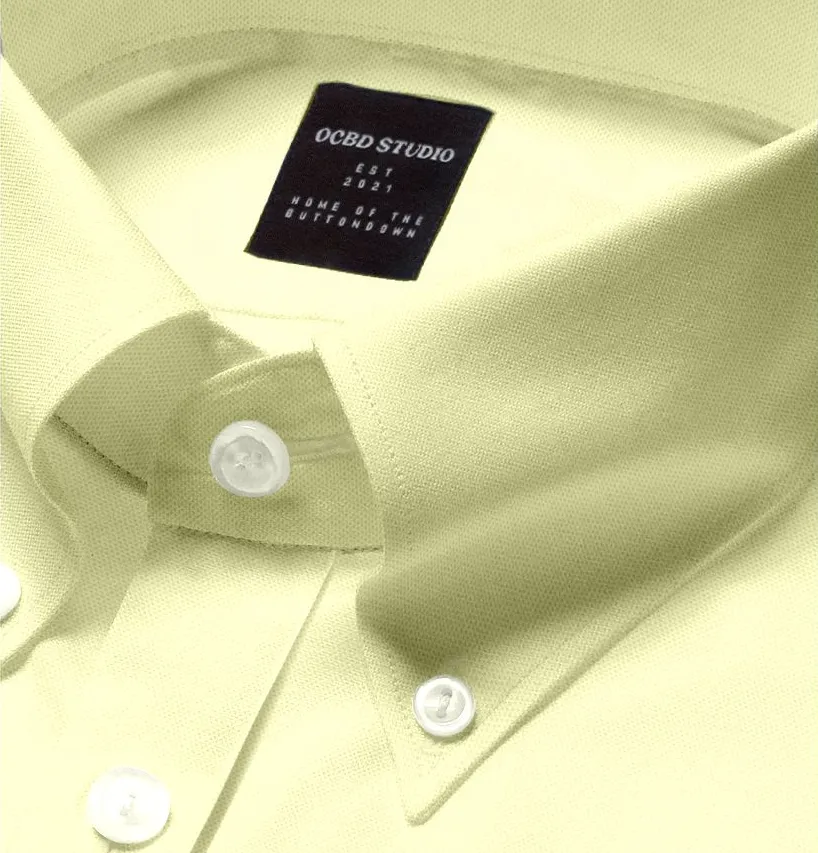 Oxford Button-Down - Short Sleeve - Yellow