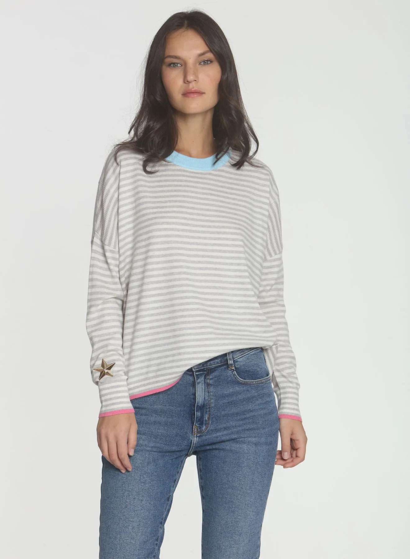 Peggy Star Cuff - Grey Combo