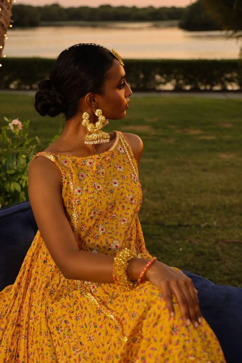 Pinktree - Saffron Garden - Yellow - 3 Piece