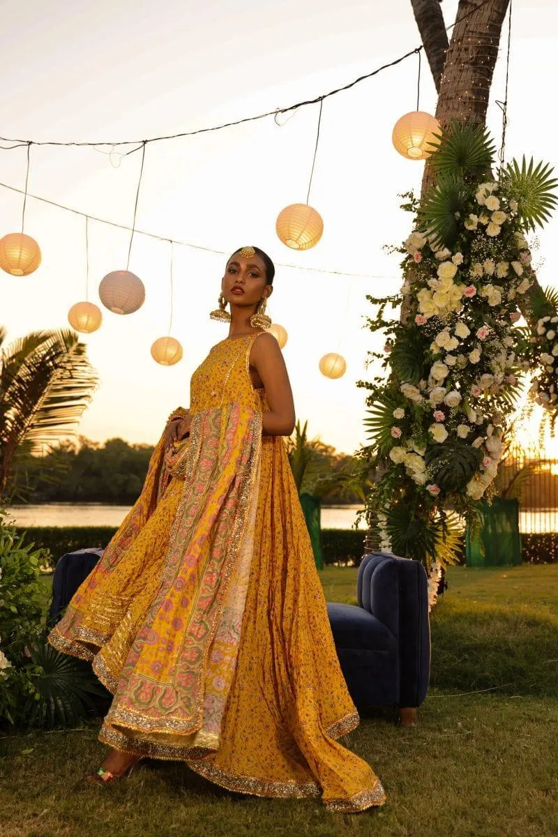Pinktree - Saffron Garden - Yellow - 3 Piece