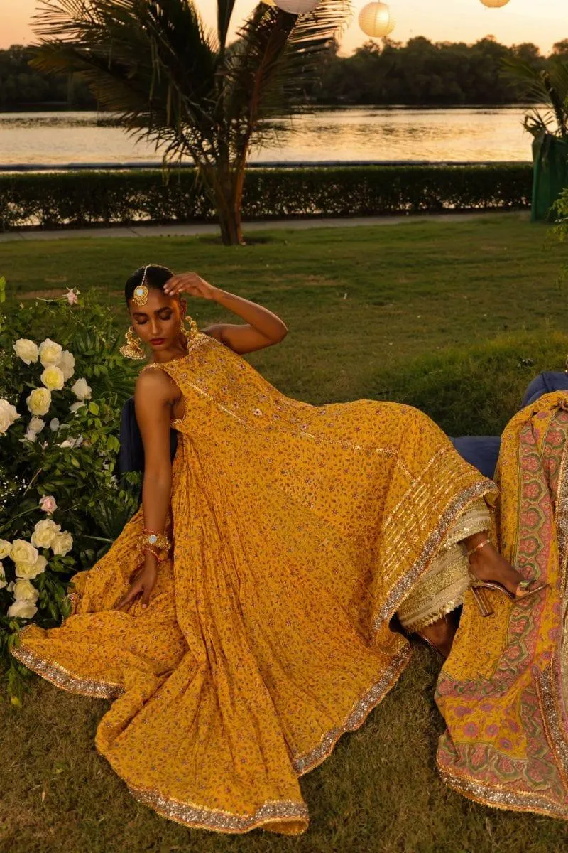 Pinktree - Saffron Garden - Yellow - 3 Piece