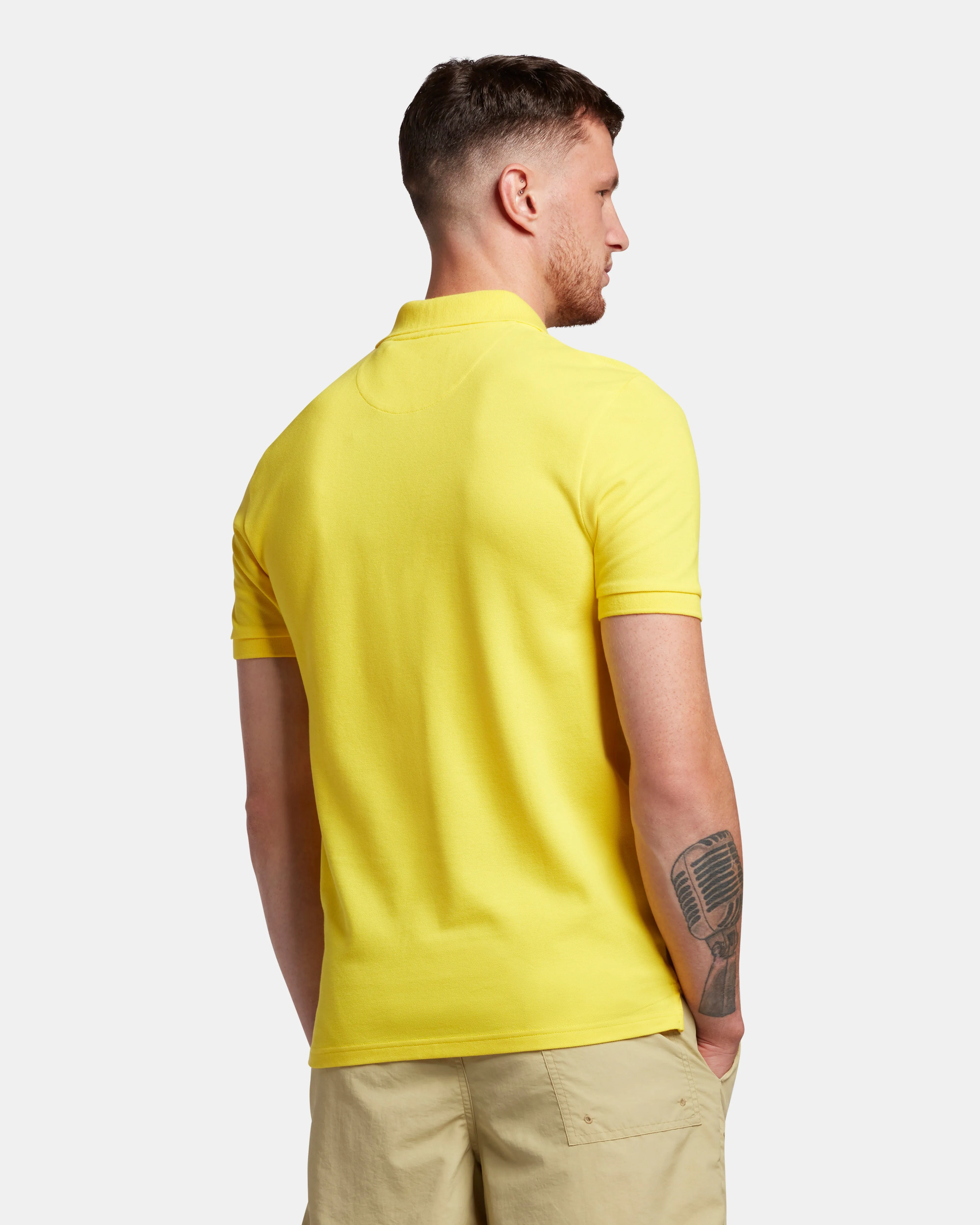 Plain Polo Shirt - Sunshine Yellow