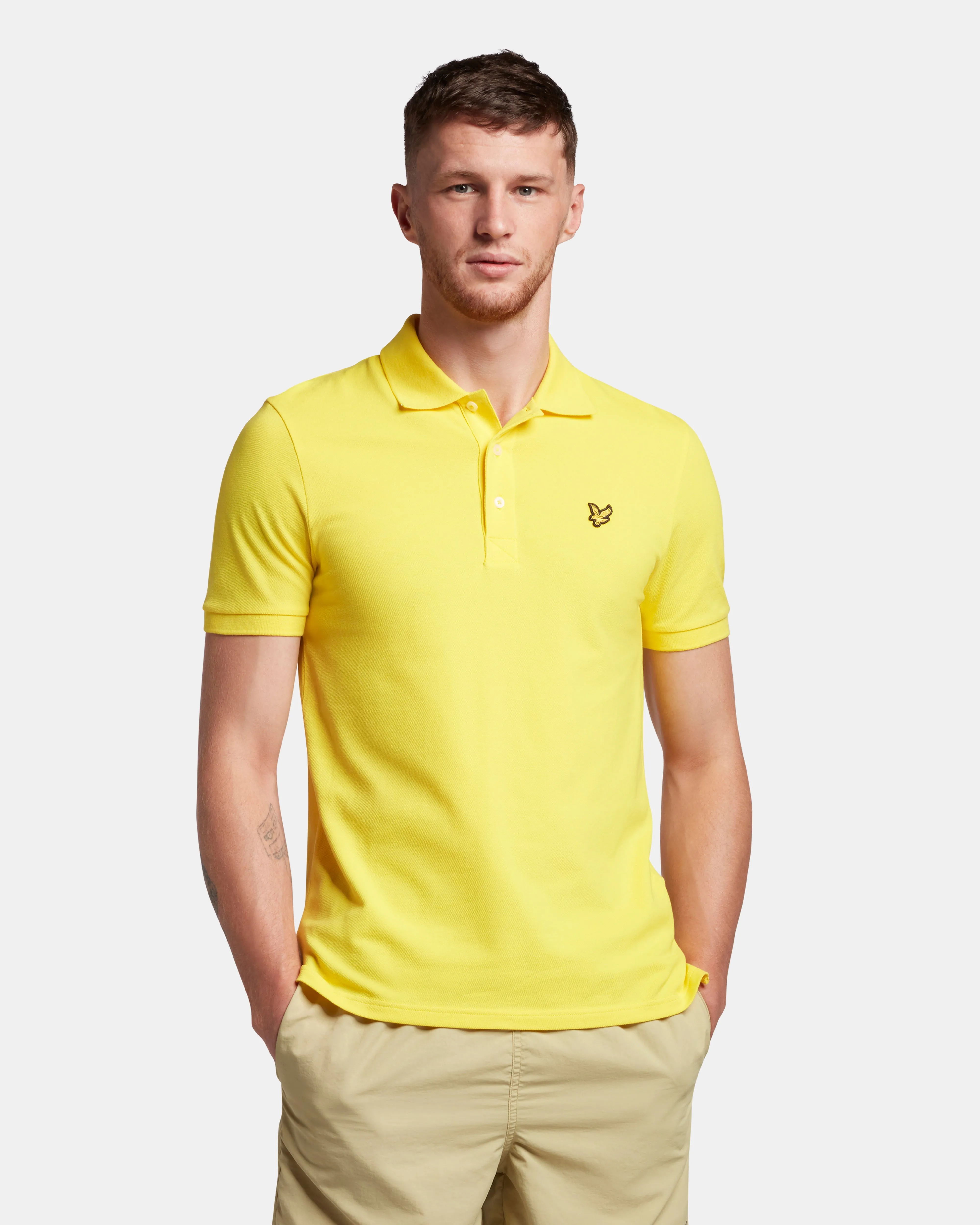 Plain Polo Shirt - Sunshine Yellow