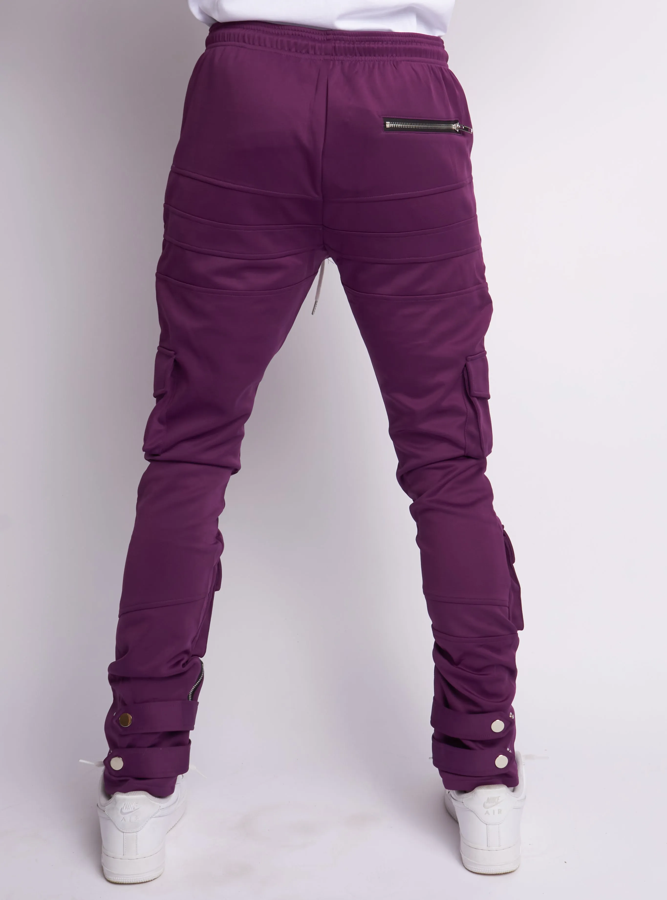 Politics Track Pants - Holman - Purple  - 753