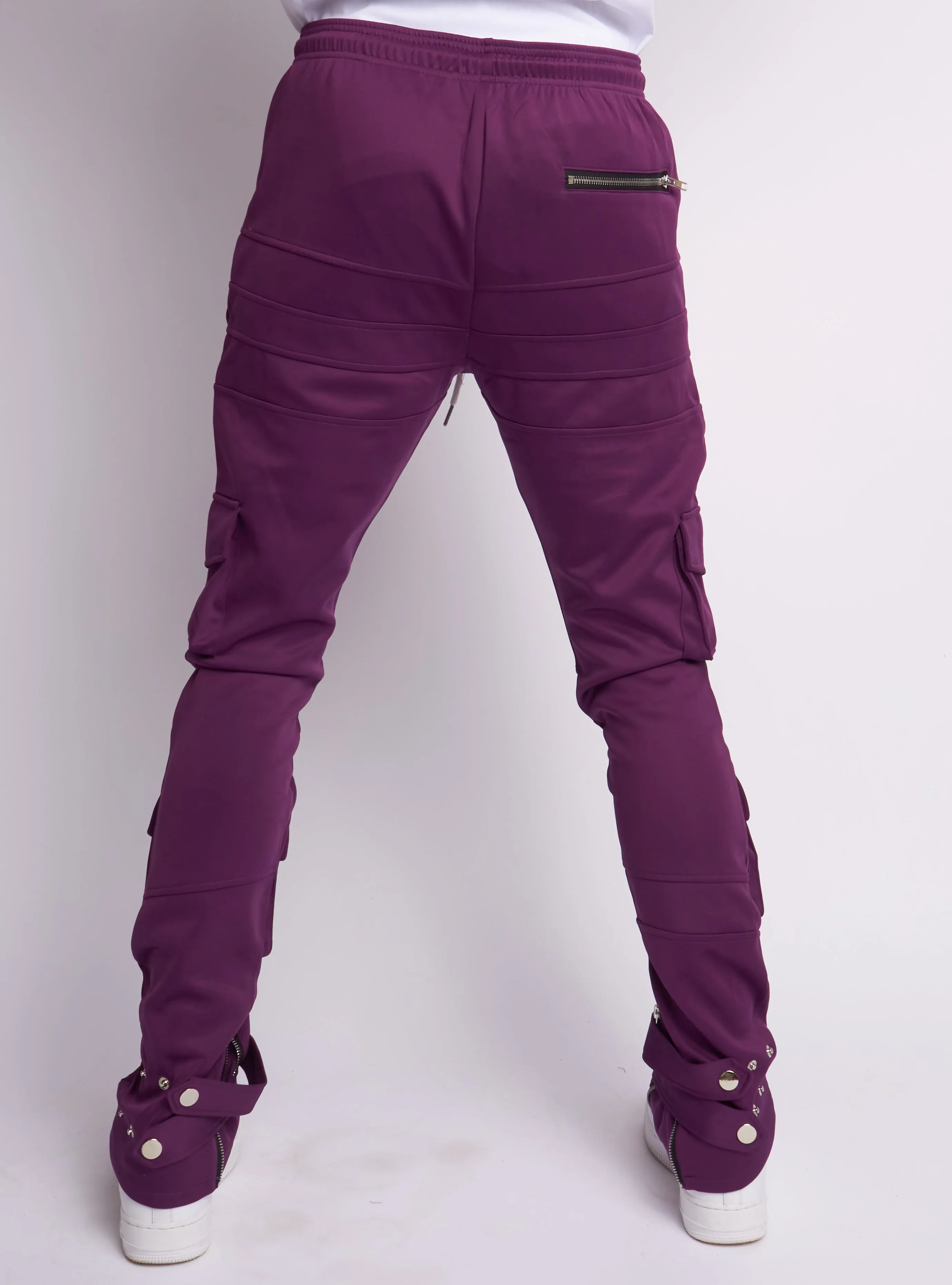 Politics Track Pants - Holman - Purple  - 753