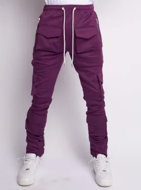 Politics Track Pants - Holman - Purple  - 753