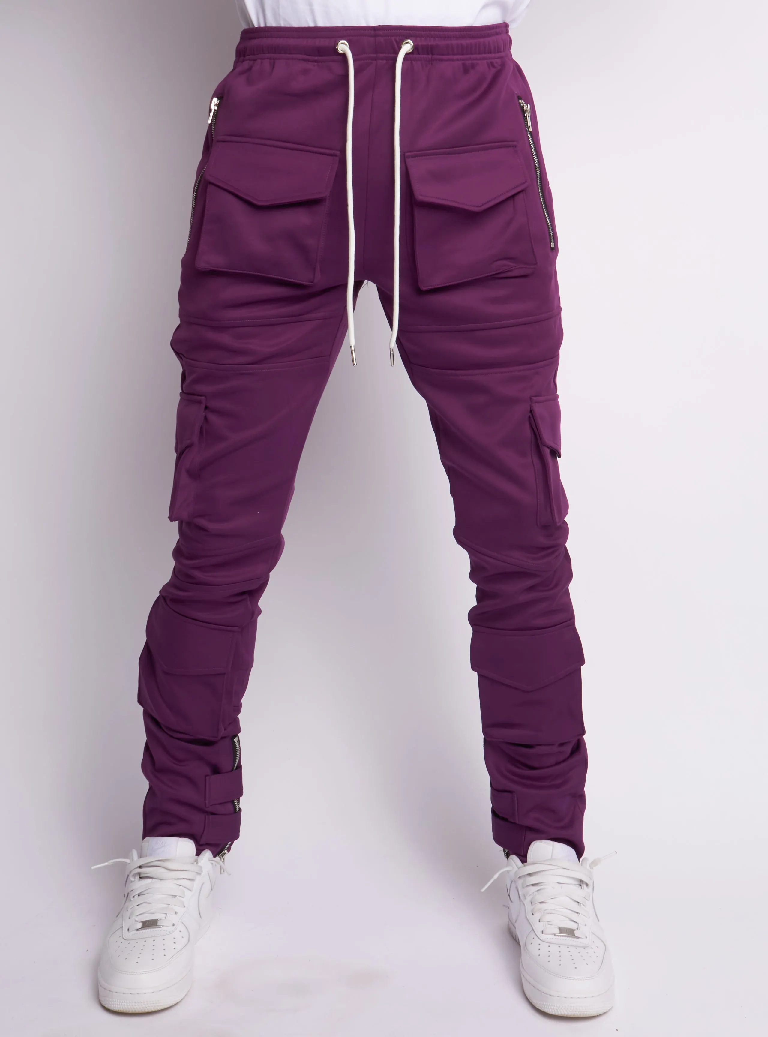 Politics Track Pants - Holman - Purple  - 753