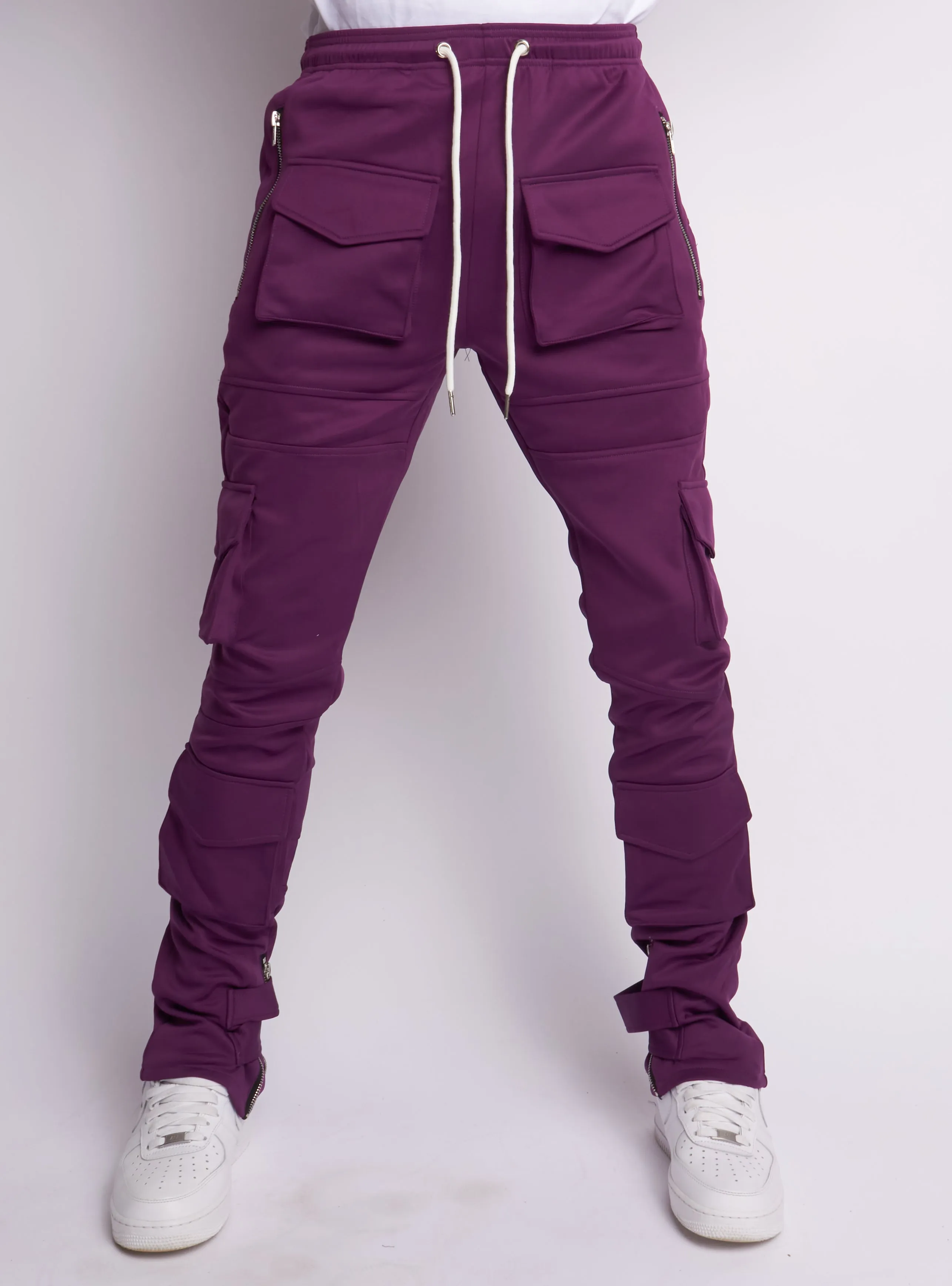 Politics Track Pants - Holman - Purple  - 753