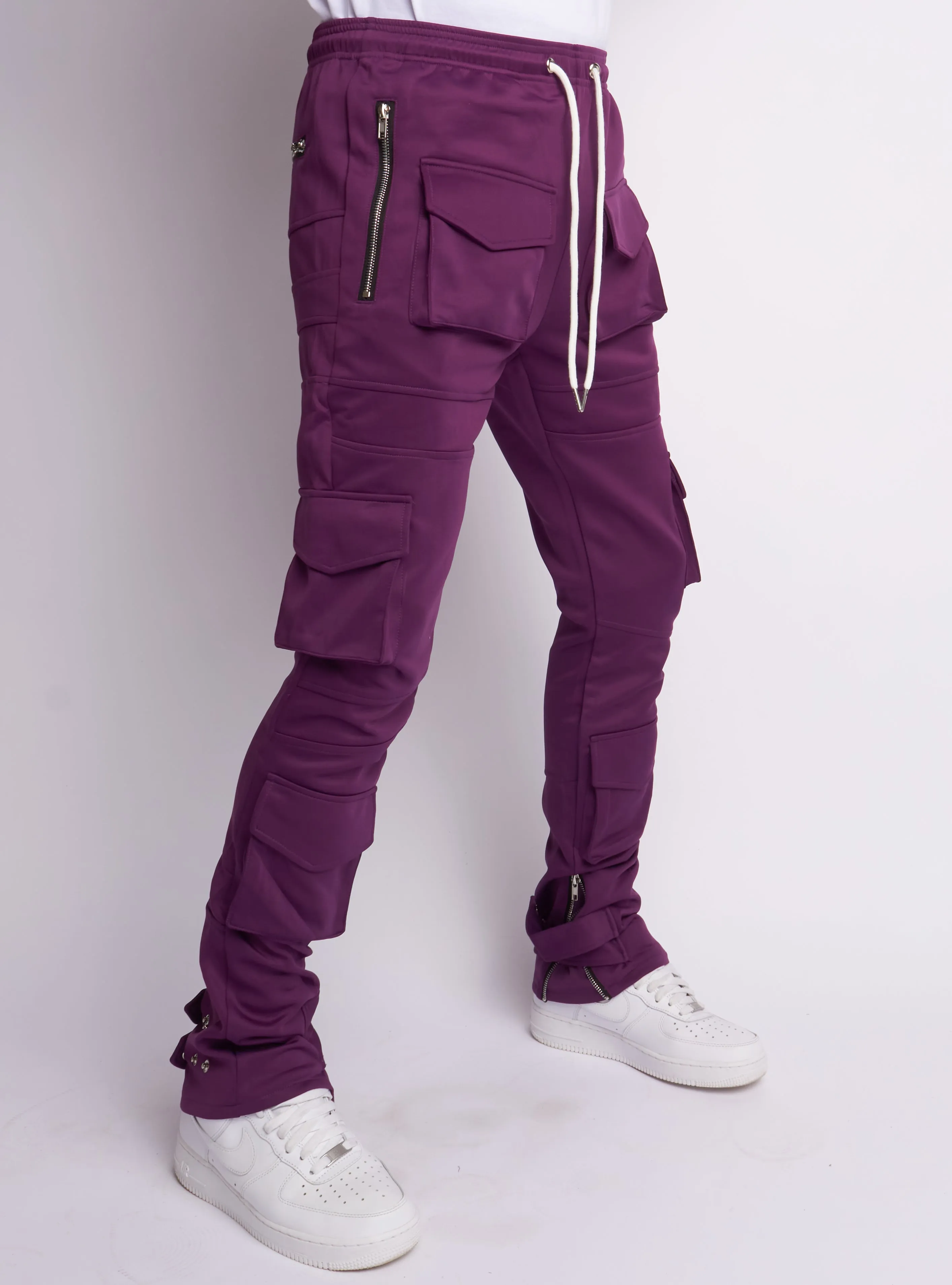 Politics Track Pants - Holman - Purple  - 753
