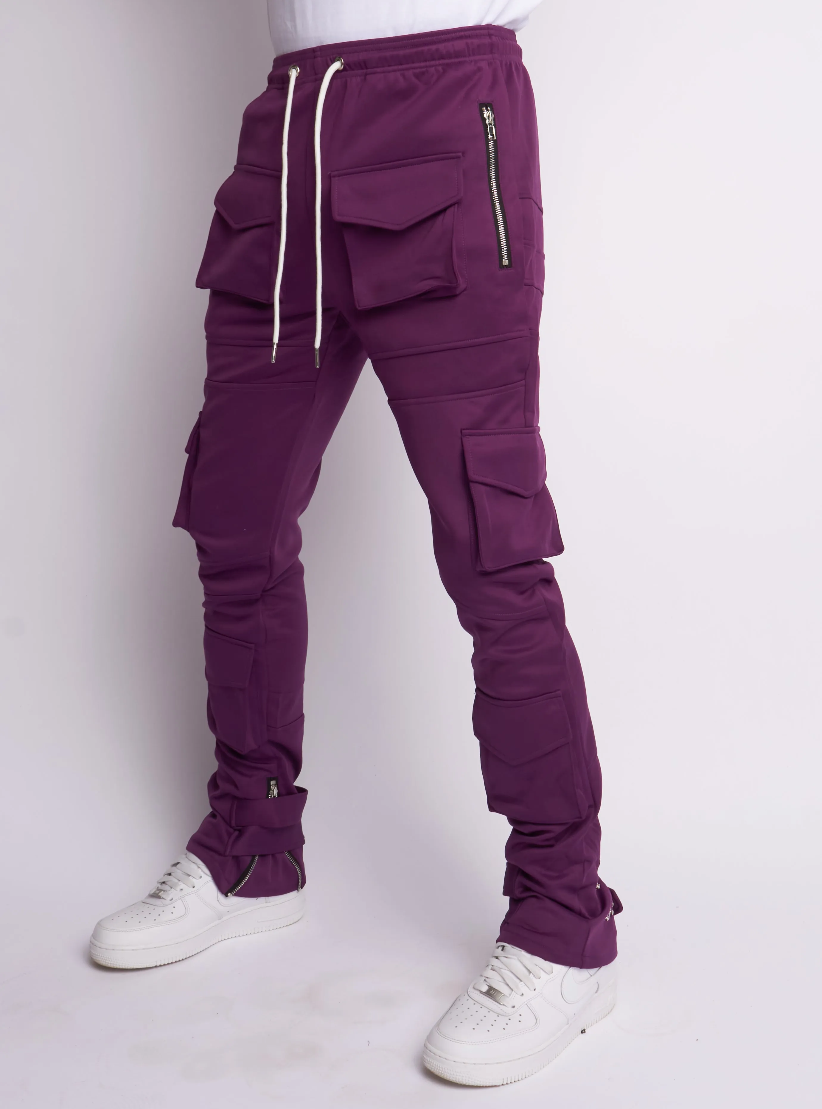 Politics Track Pants - Holman - Purple  - 753