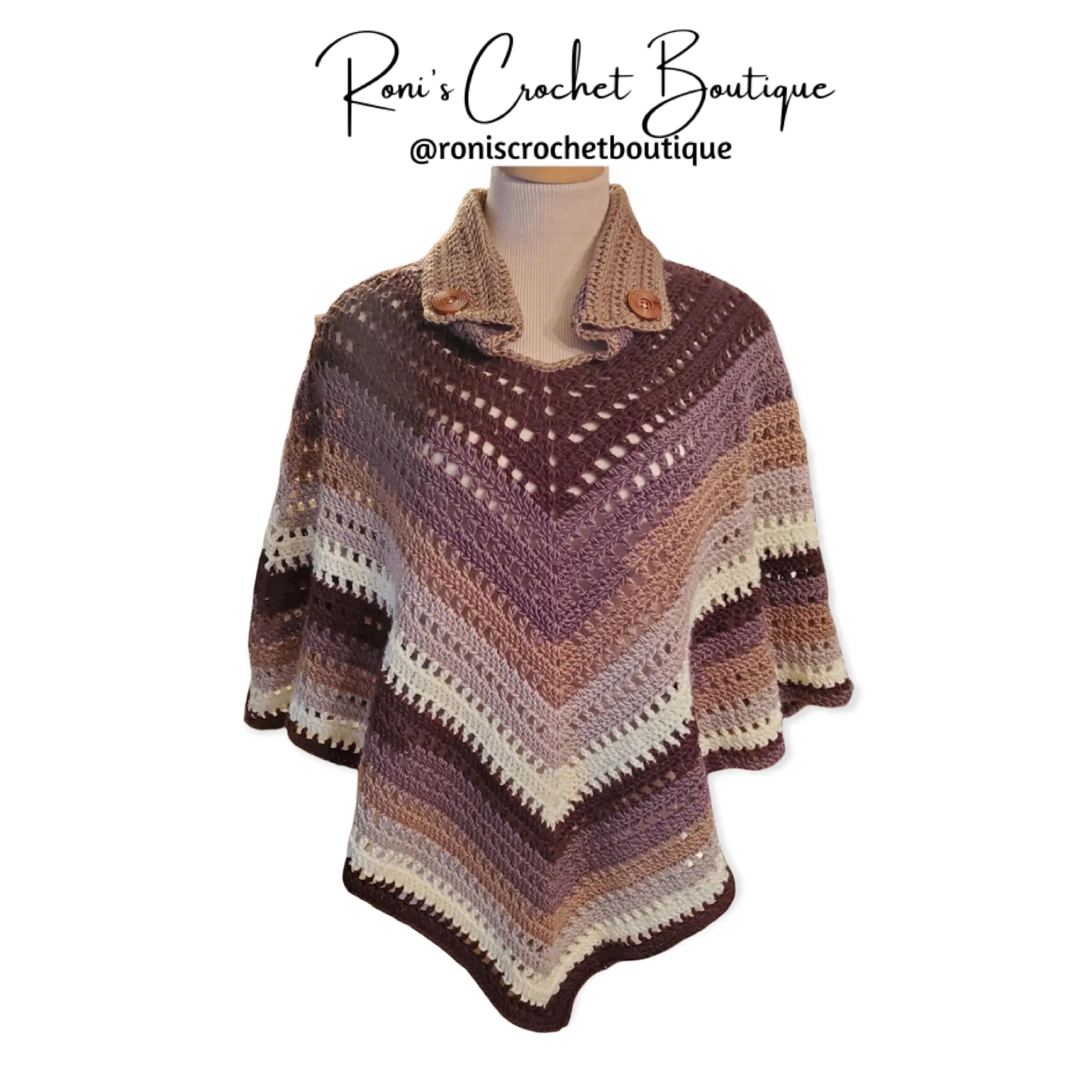 Poncho with Collar