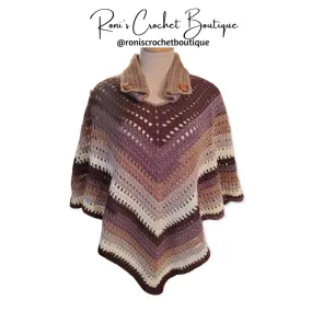 Poncho with Collar