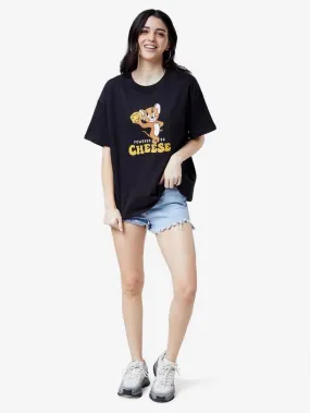 Powered Jerry By Cheese Printed Womens Drop Shoulder T shirt Legacy Boutiques Dhaka
